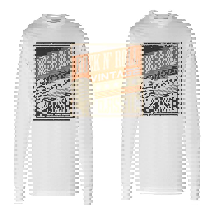 ロックンロールミュージック 1950年代ロカビリー Us 長袖tシャツ 長袖Tシャツ