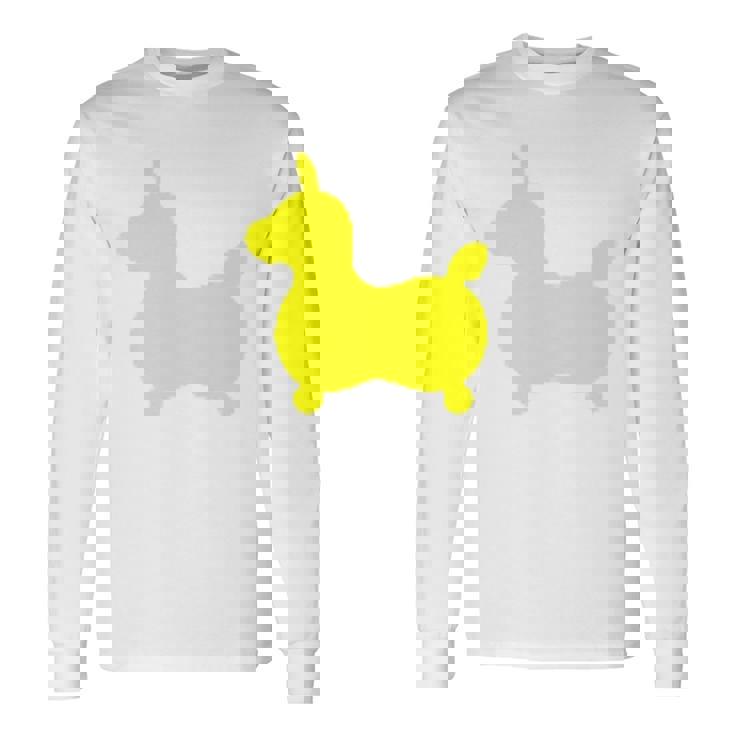 ロディ スカイ バックプリントチャコール） 長袖Tシャツ