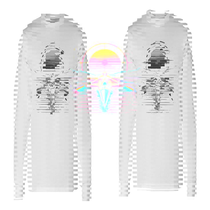 ローイング レトロウェーブ スカーリング 長袖tシャツ 長袖Tシャツ