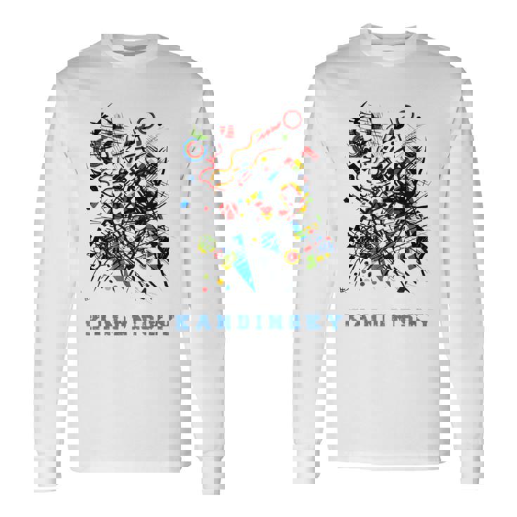 ワシリーカンディンスキー抽象芸術 長袖Tシャツ