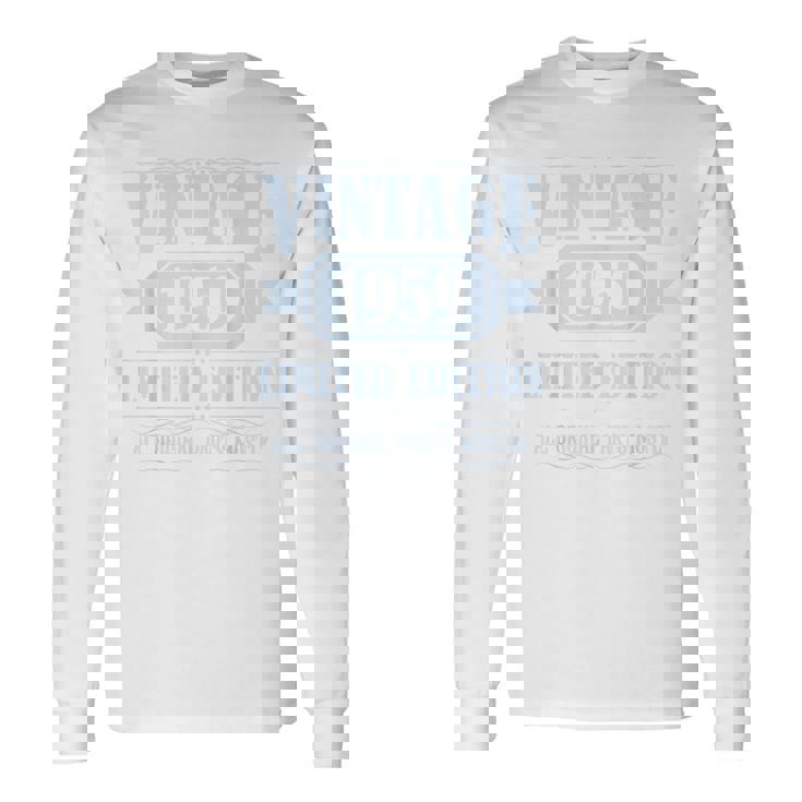 ヴィンテージ 1959 メンズ 限定版 Bday 1959 誕生日 長袖Tシャツ