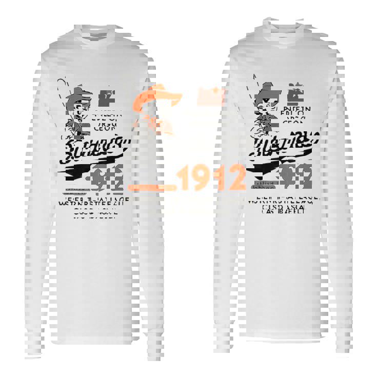 ヴィンテージ Pendleton オレゴン・バッカルーズ 廃止野球ボール 長袖Tシャツ