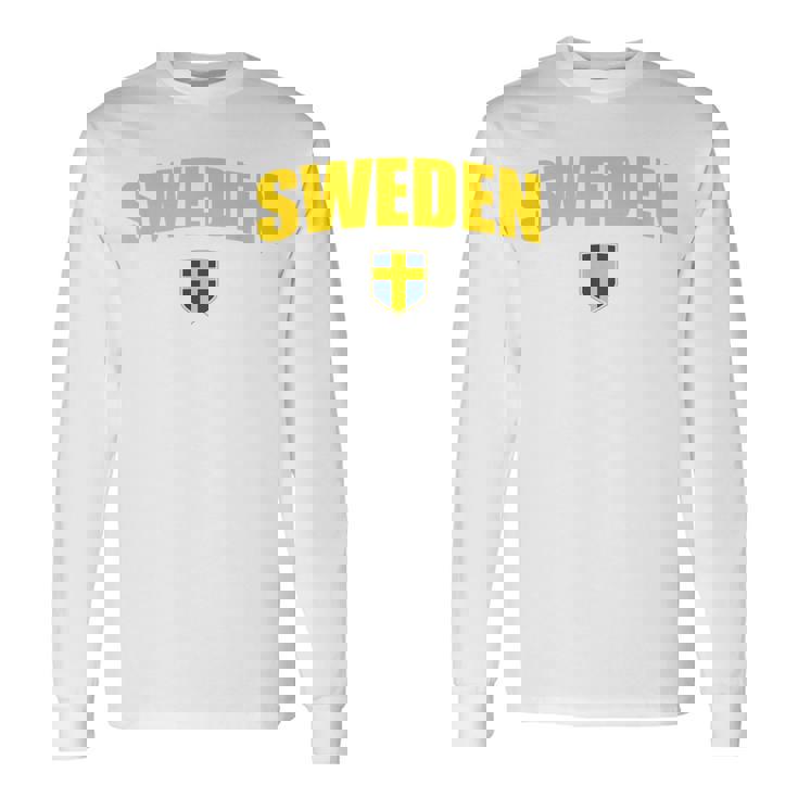 ヴィンテージ スウェーデン国旗 スウェーデン お土産 レトロ スウェーデン プライド 長袖Tシャツ