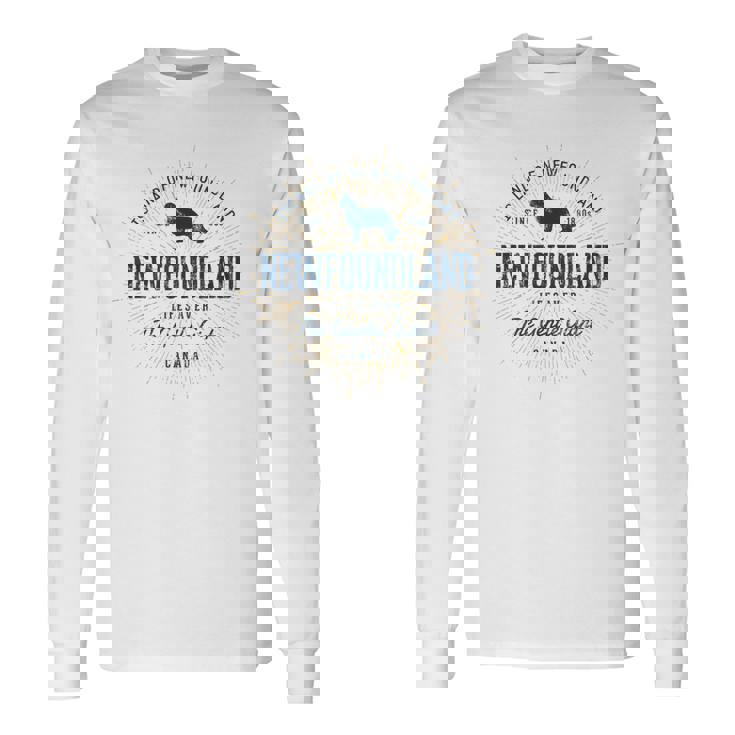 ヴィンテージ ニューファンドランド レトロ 長袖Tシャツ