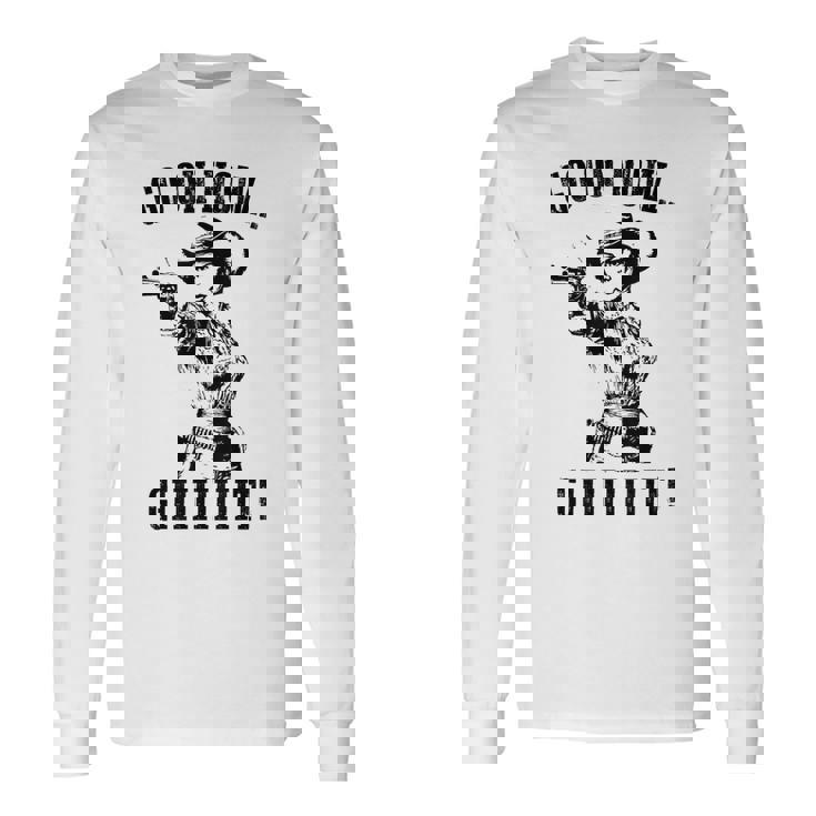 ヴィンテージカウガールシャツ Go On Git ウエスタンカウガール 長袖Tシャツ