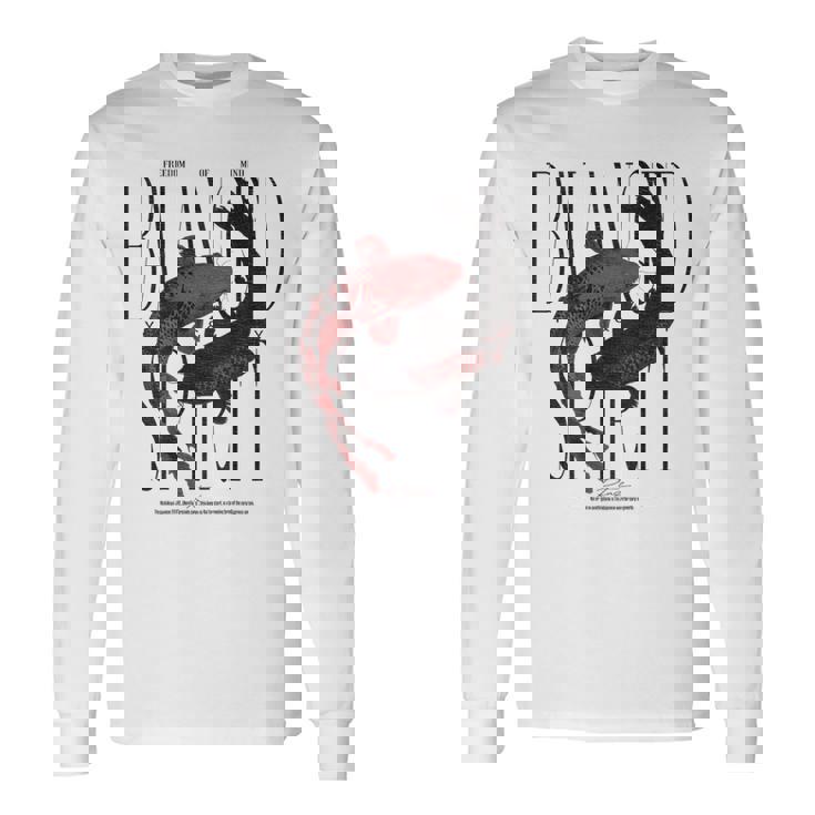 ヴィンテージグラフィティ錦鯉魚バックプリント鯉鯉 長袖Tシャツ ギフトのアイデア