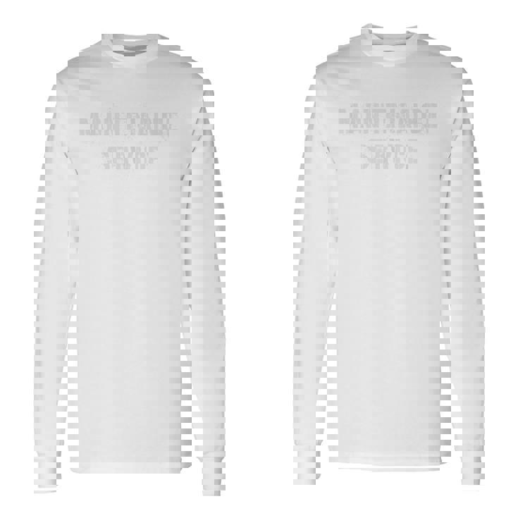 ヴィンテージメンテナンスサービス修理忍者ツールフィクソロジスト 長袖Tシャツ