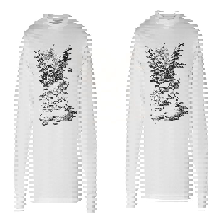 ヴェネツィア共和国のサンマルコ市の翼のあるライオン。 長袖Tシャツ