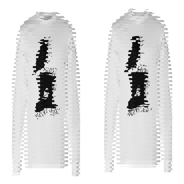 不思議の国のアリス マッドハッター レイブンリドル 長袖Tシャツ