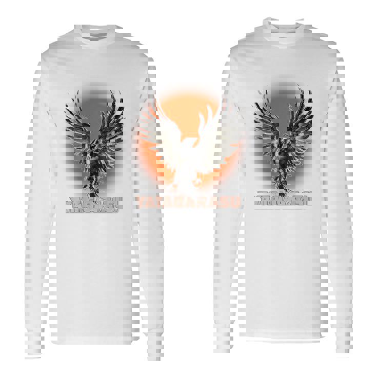 八咫烏 日本神話 霊鳥 化身 太陽 長袖Tシャツ