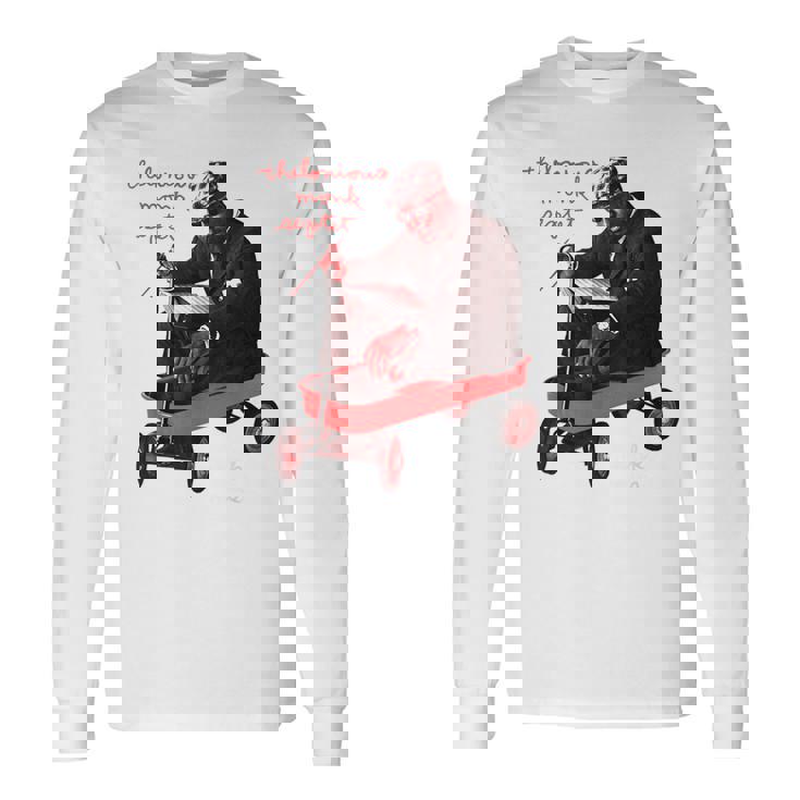 公式セロニアス・モンク・ジャズ・アイコン・グッズ Monks Music 長袖Tシャツ