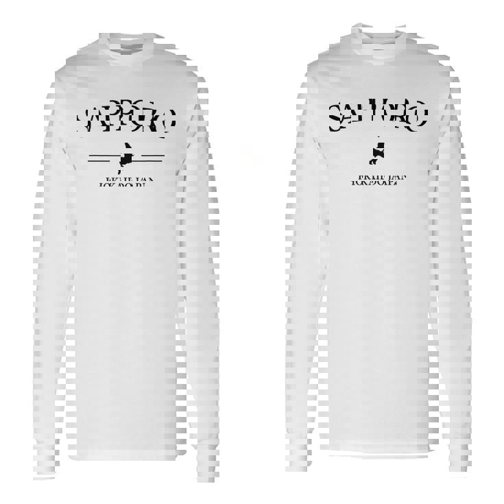 北海道 札幌 ジャパン おしゃれ クール ロゴ 長袖Tシャツ ギフトのアイデア