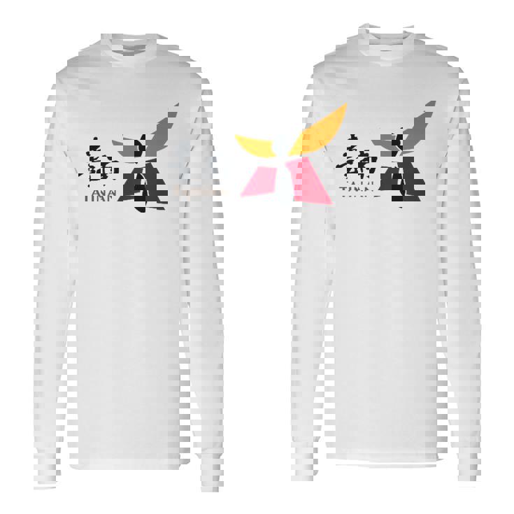 台南台湾旗シンボル 長袖Tシャツ