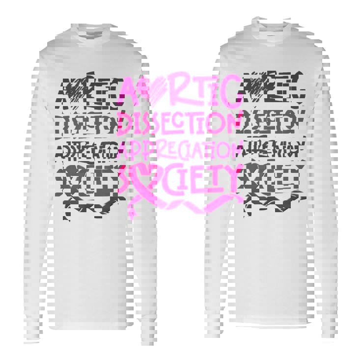 大動脈解離サバイバー 長袖Tシャツ