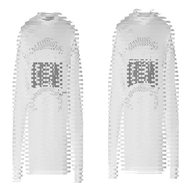 大谷翔平 ロサンゼルス ネーム&ナンバー 表裏 長袖Tシャツ