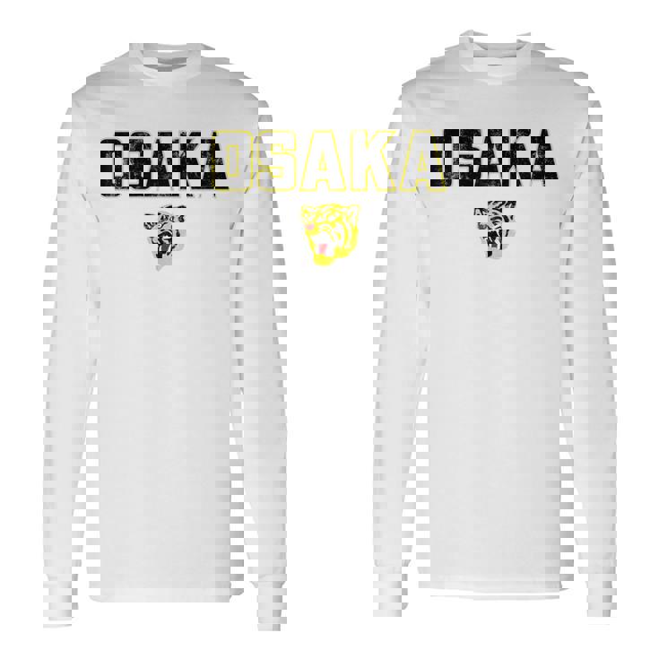 大阪タイガース ヴィンテージ 日本野球 ブラック 長袖Tシャツ