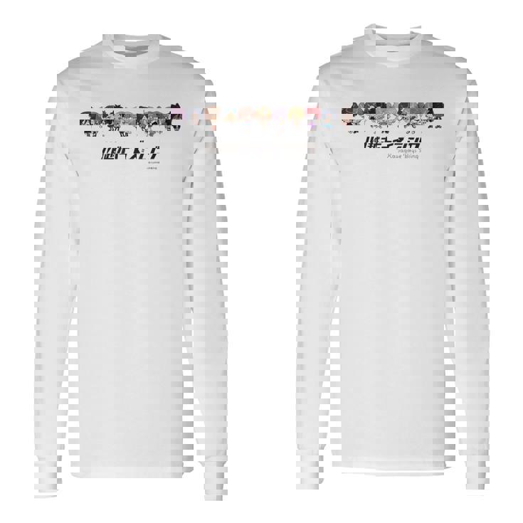 川越ボーイズ・シング ＜Kawagoe Boysing＞ ミニキャラ大集合 長袖Tシャツ