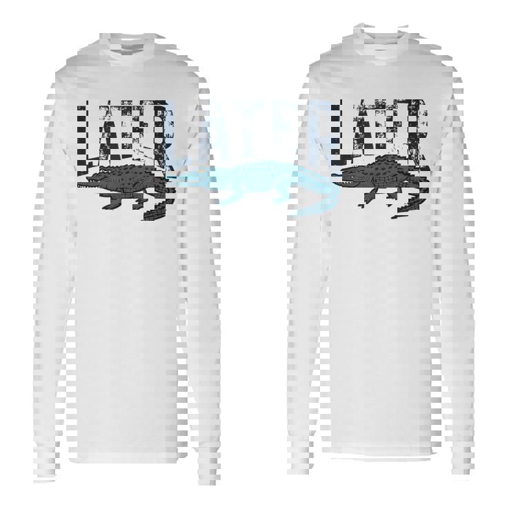 後でゲイター 長袖Tシャツ