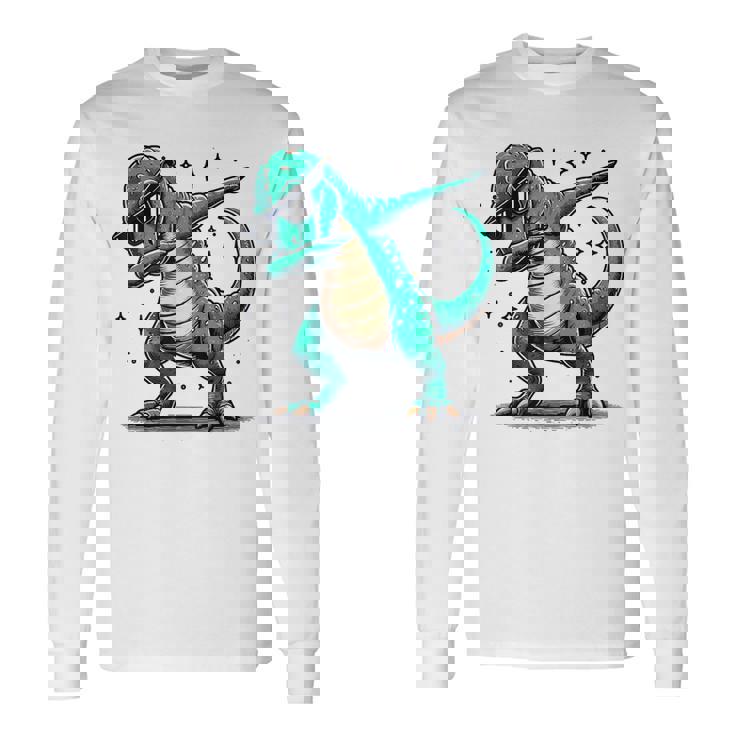 恐竜 ダビングサングラス ダブダンス 長袖Tシャツ ギフトのアイデア