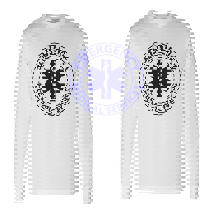 救急医療サービス Emt Ems メンズ レディース 救急救急救急救急救命士 長袖Tシャツ