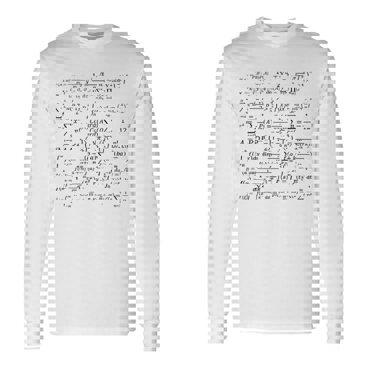 数学方程式と計算、微積分と代数、科学。 長袖Tシャツ ギフトのアイデア