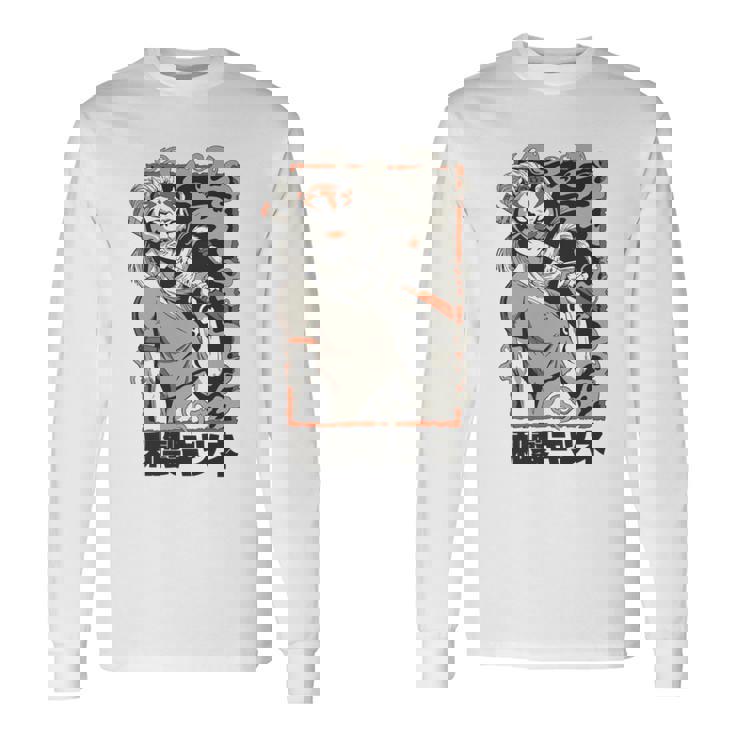 日本のアニメ漫画とカワイイ美学 長袖tシャツ 長袖Tシャツ