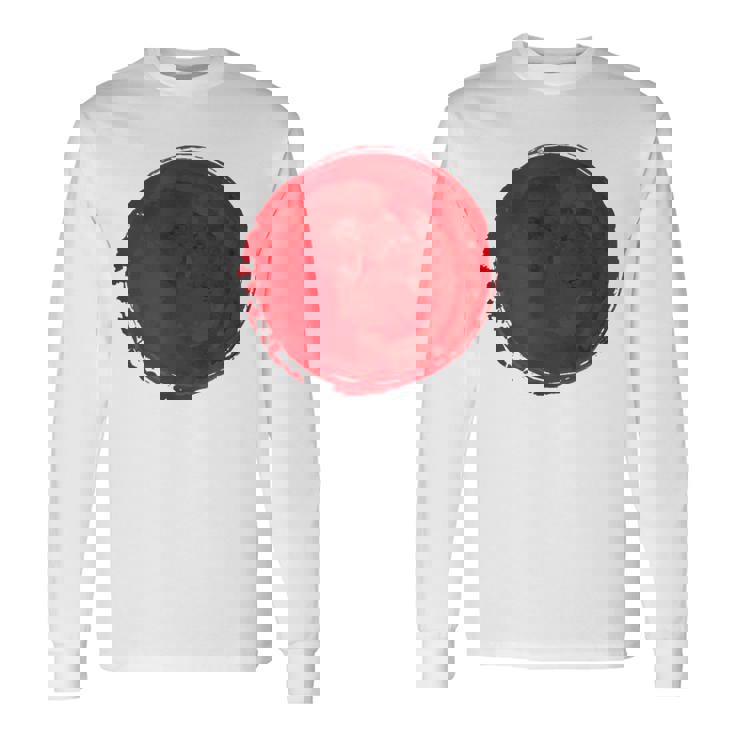 日本国旗 昇る太陽 日照 日の丸 長袖Tシャツ