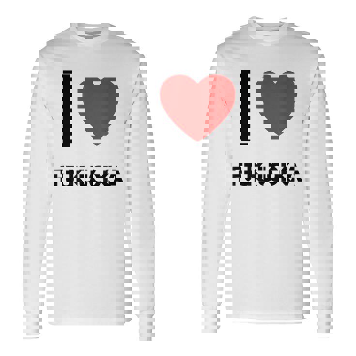 日本福岡大好き 長袖Tシャツ