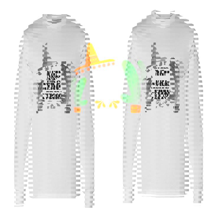 楽しい継母ユーモアナチョ平均継母継母 長袖Tシャツ