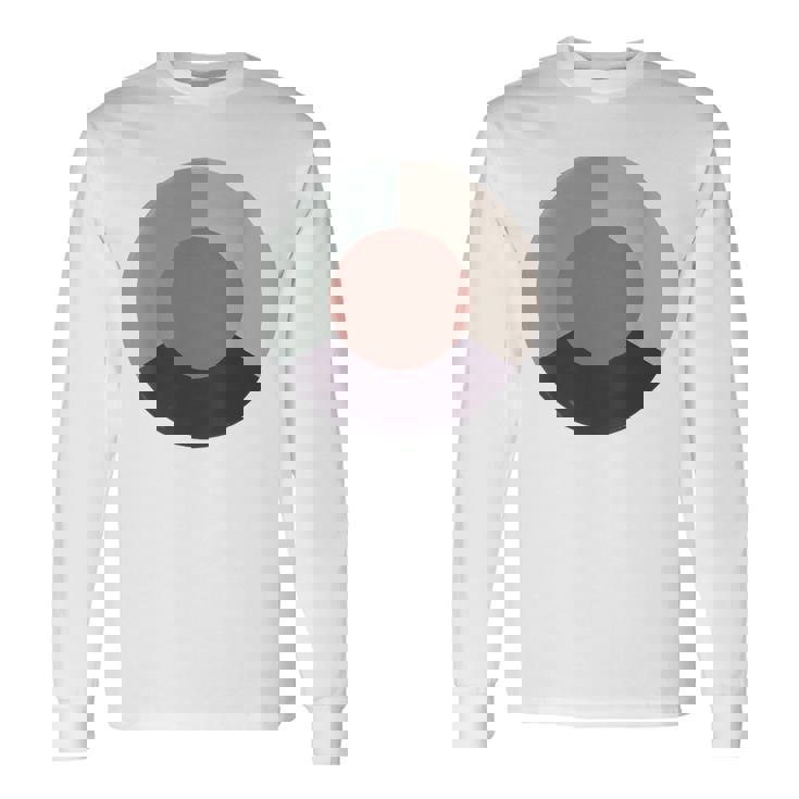 淫夢バッジ バックプリント 長袖Tシャツ