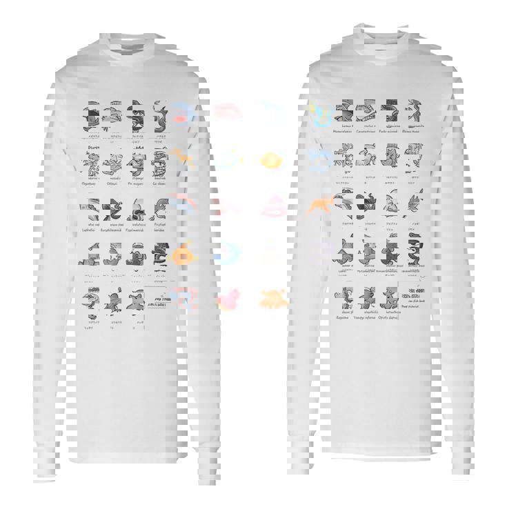 深海魚図鑑 長袖Tシャツ
