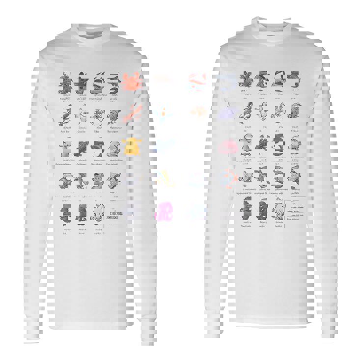 深海魚図鑑2 長袖Tシャツ