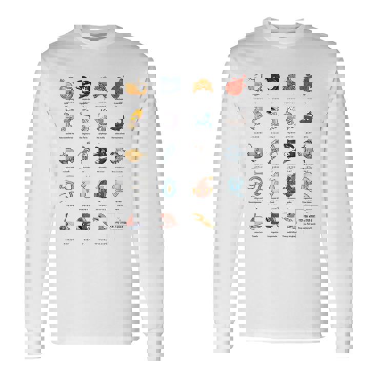 深海魚図鑑3 長袖Tシャツ ギフトのアイデア