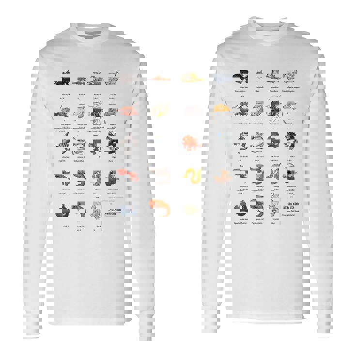 深海魚図鑑4 長袖Tシャツ