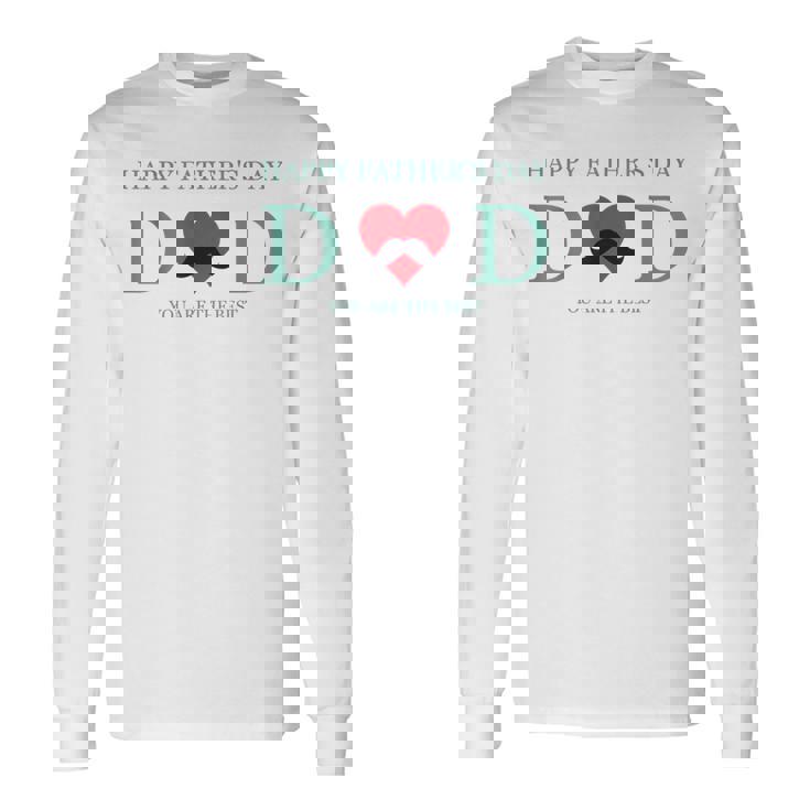 父の日のお父さんギフト ハッピー父の日tシャツ 長袖Tシャツ