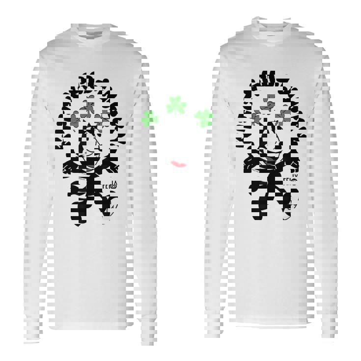 猫フェリックス キティ ゴーラッキー 長袖Tシャツ