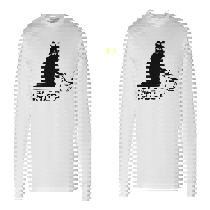 おもしろ 猫好き 猫飼い 猫 ネコ ねこ 黒猫 くろねこ好き 面白い サプライズ ギフト にゃんこ かわいい 長袖tシャツ 長袖Tシャツ