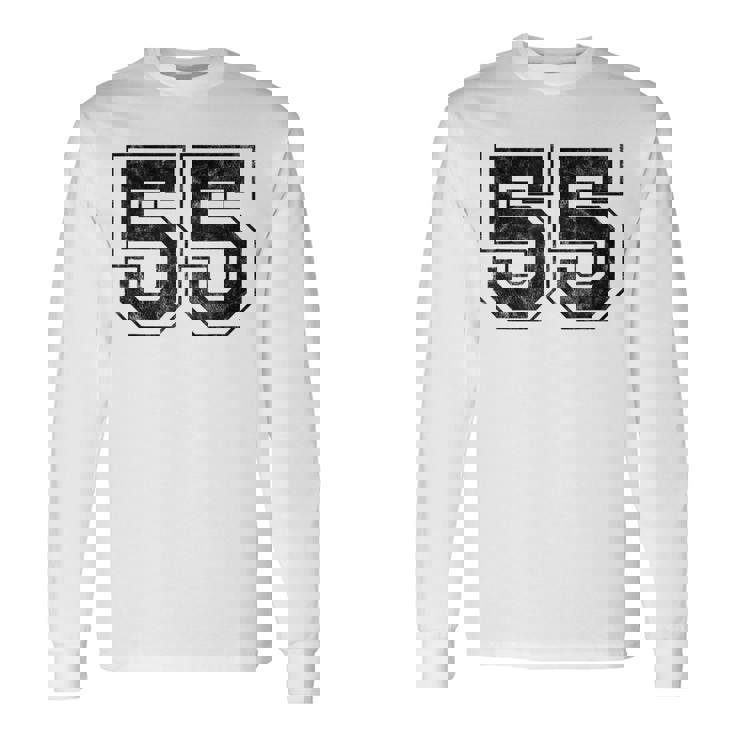 番号 55 長袖Tシャツ