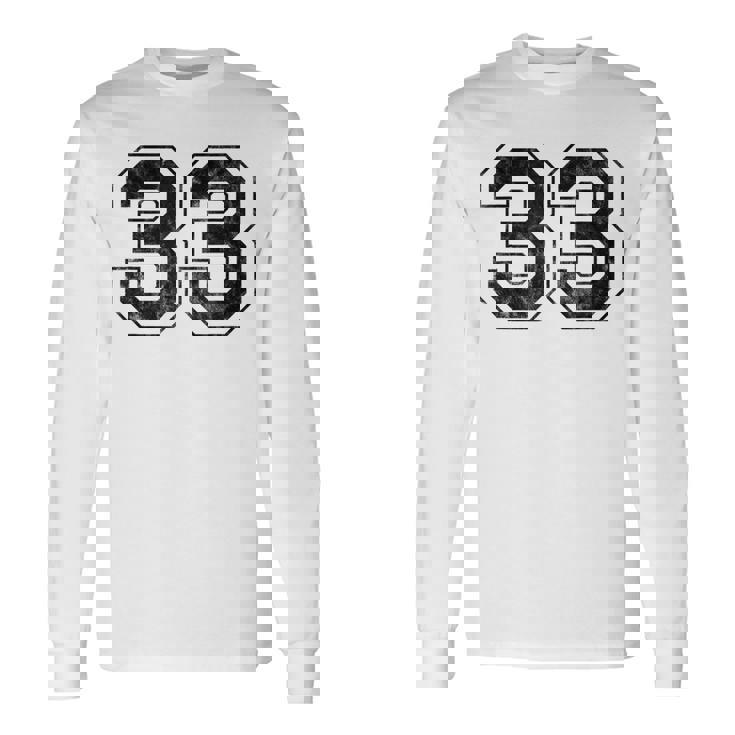 番号33 長袖Tシャツ