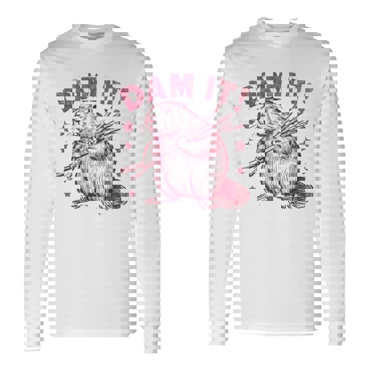 皮肉なビーバー 長袖Tシャツ ギフトのアイデア