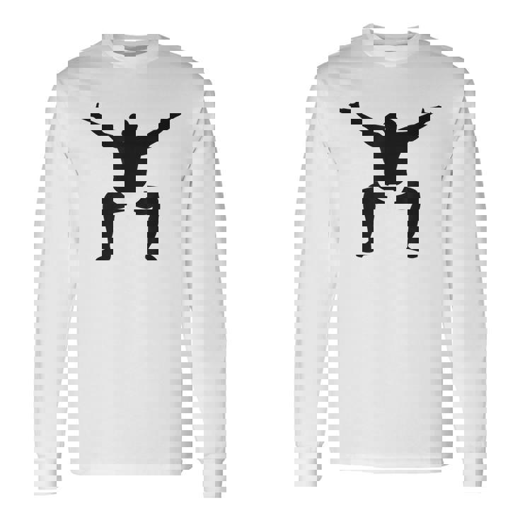 相撲力士 長袖Tシャツ