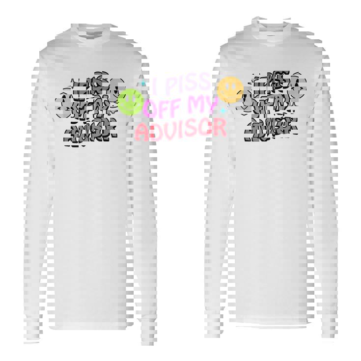 私はアドバイザーを怒らせます 長袖Tシャツ ギフトのアイデア
