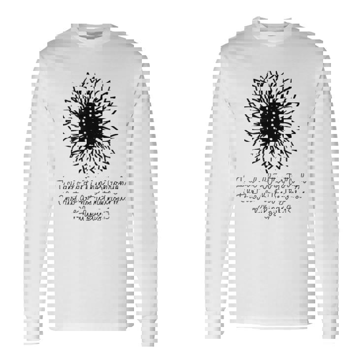 私は何でもできる 長袖Tシャツ