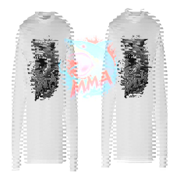 総合格闘技 プレデター バックプリント 長袖Tシャツ