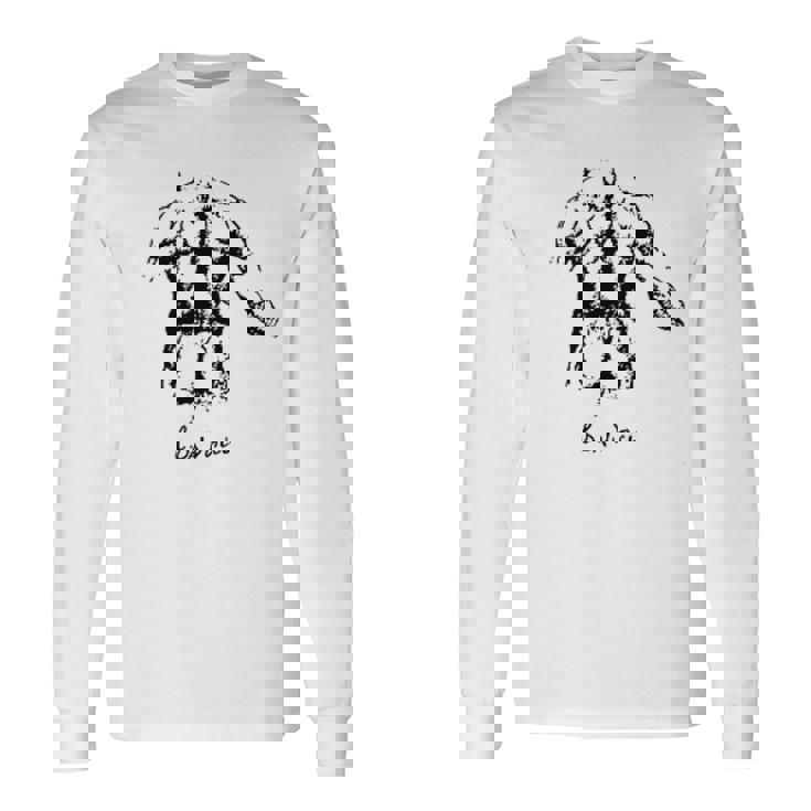 背中の筋肉 解剖スケッチ レオナルド・ダ・ヴィンチ 芸術 Muscles Back Dainci Anatomy 長袖Tシャツ