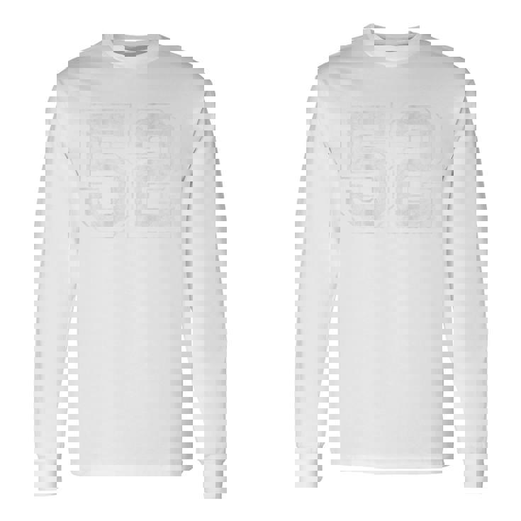 背面に52番。 長袖Tシャツ