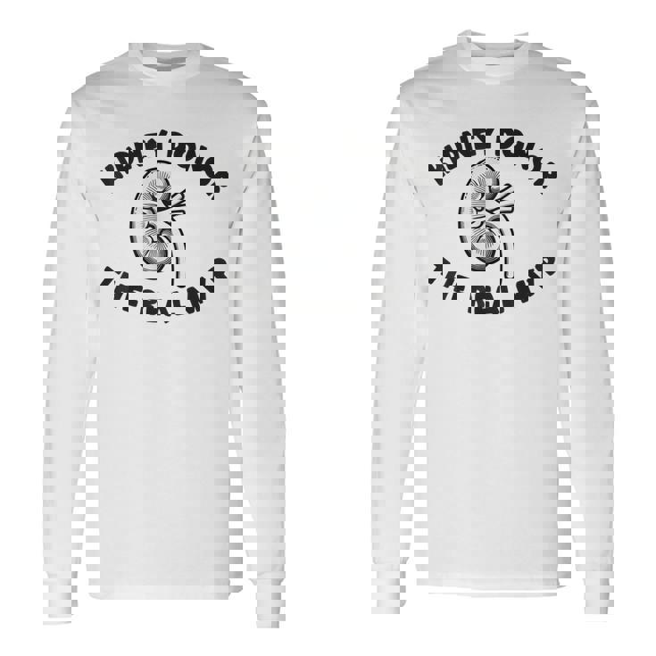 腎臓移植サバイバー 手術 回復記念日 長袖Tシャツ