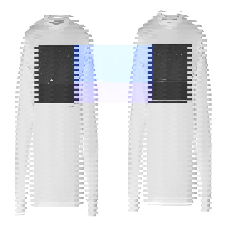 詩とメルヘン 葉祥明 真夜中 長袖Tシャツ