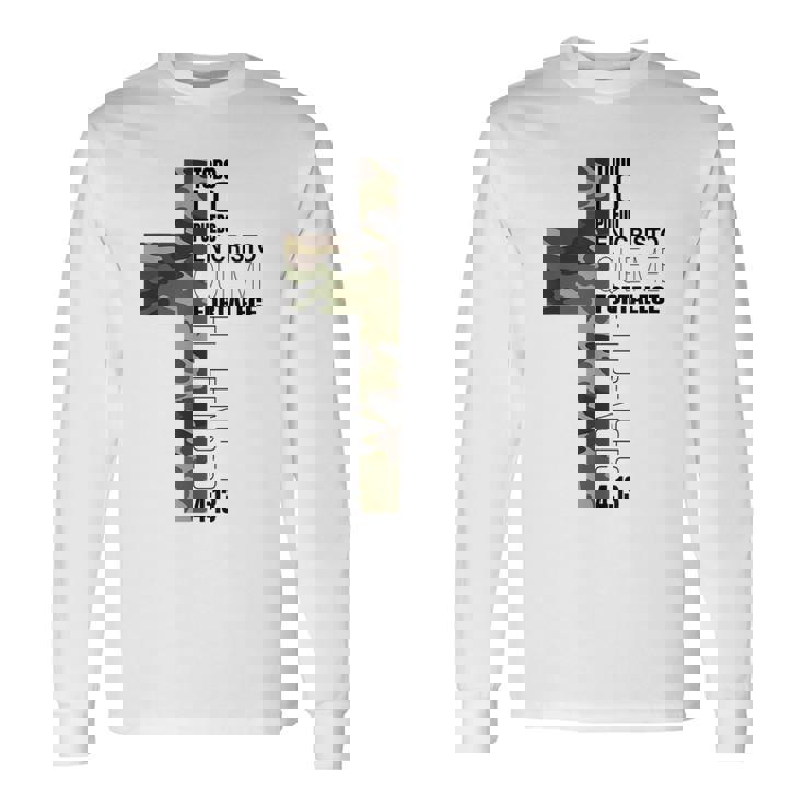 迷彩 スペイン語 聖書 一節 クリスティアーノerso 長袖Tシャツ