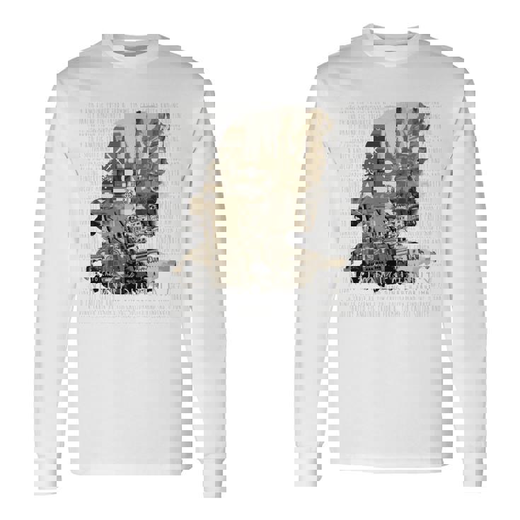 連帯を呼ぶ時 我々はaunganuu Kyiと共に 長袖tシャツ 長袖Tシャツ